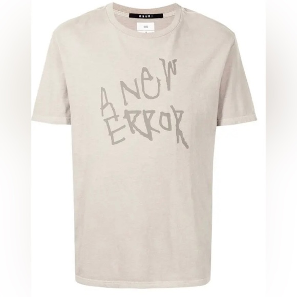 Ksubi Other - KSUBI A New Error T Shirt Sz L NWT